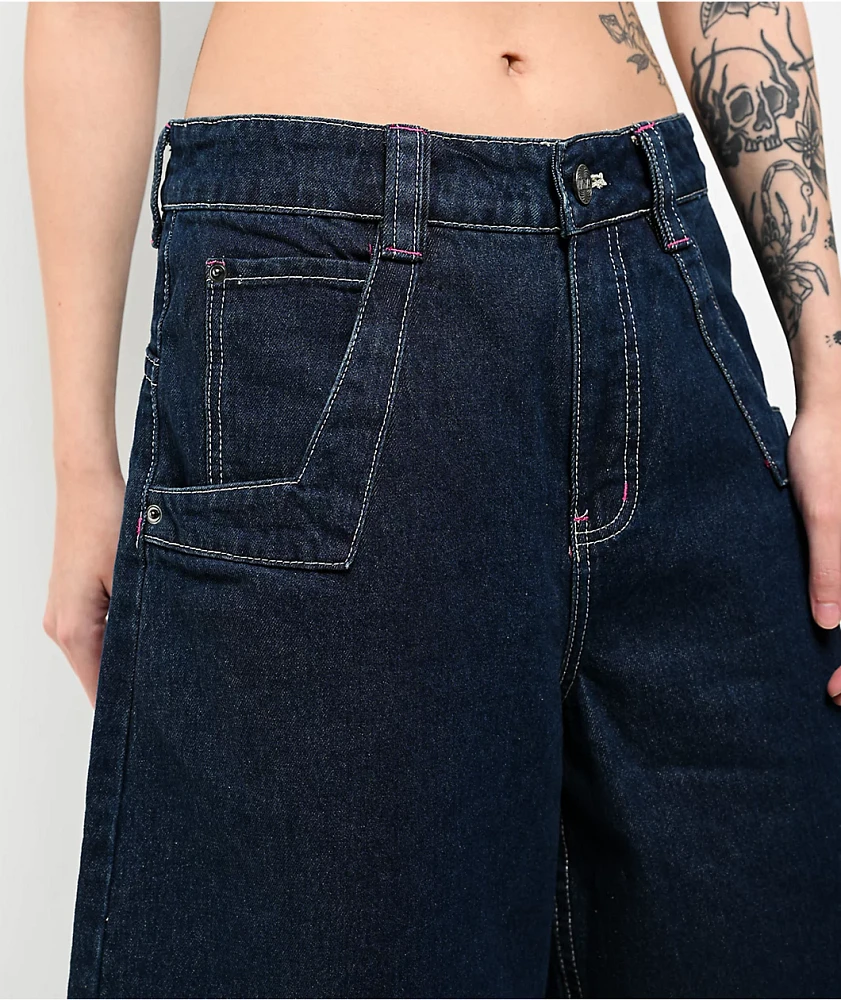 A.LAB Analog Star Turntable Denim Shorts | Liberty Center