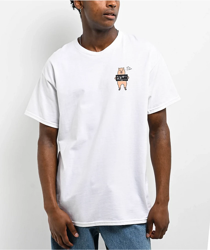 A.LAB Booked White T-Shirt | MainPlace Mall
