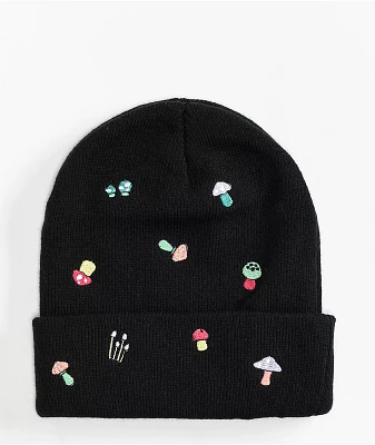Compare A-Lab Ellison Space Embroider Black Beanie | MainPlace Mall