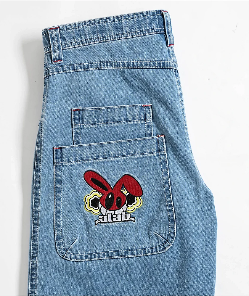 A.LAB Kids Mega Shant Pixel Denim Shorts at Hamilton Place in