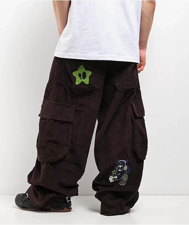 A.LAB Mega Rave Java Corduroy Cargo Pants at Hamilton Place in A.LAB Mega Rave Java Corduroy Cargo Pants at Hamilton Place in
