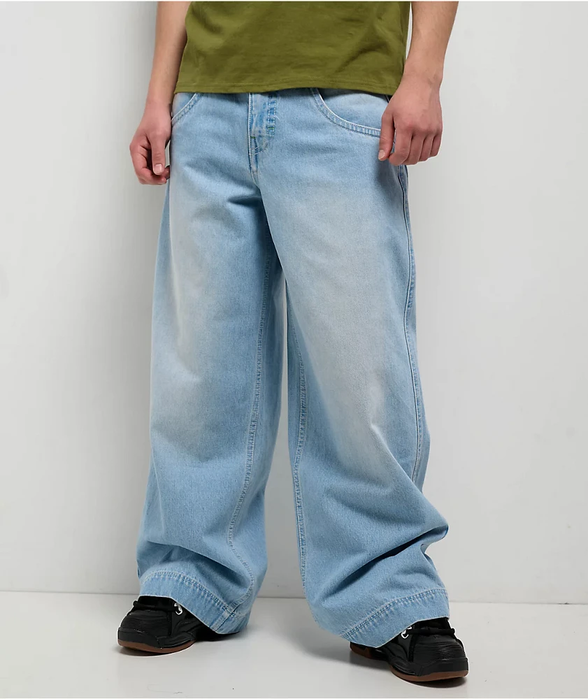 A.LAB Mega Rave Light Blue Wash Jeans | MainPlace Mall