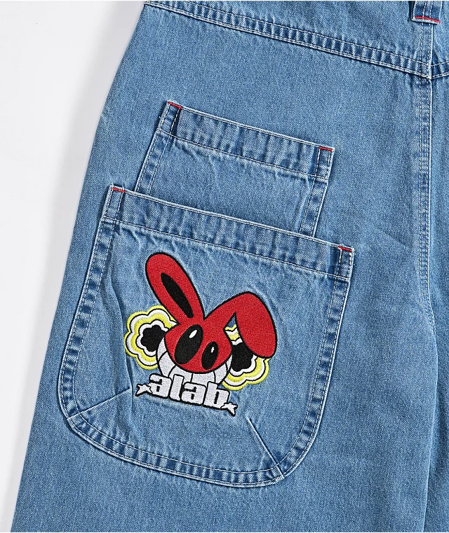 A.LAB Mega Shant Pixel Denim Shorts | Liberty Center