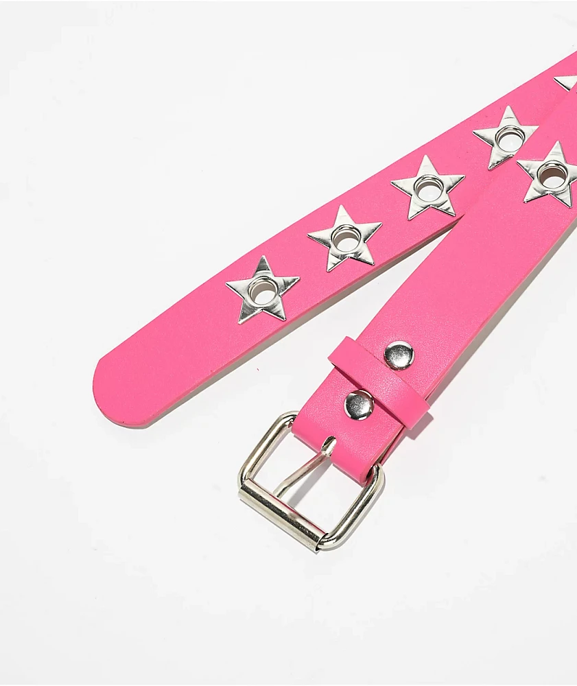 A.LAB Star Grommet Pink Belt | Liberty Center