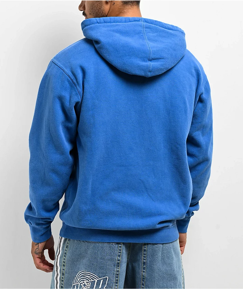 A.LAB Y2K Varsity Blue Zip Hoodie | MainPlace Mall A.LAB Y2K Varsity Blue Zip Hoodie | MainPlace Mall