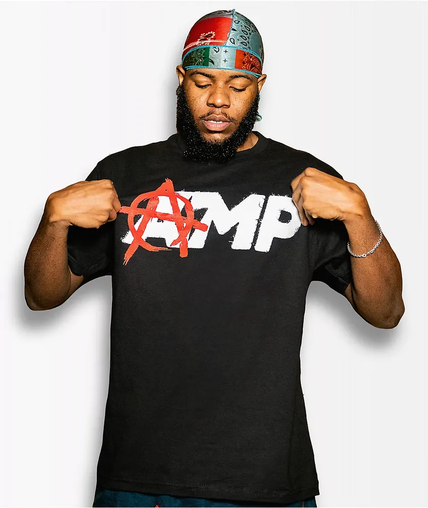 Any Means Possible AMP Anarchy Black T-Shirt | MainPlace Mall