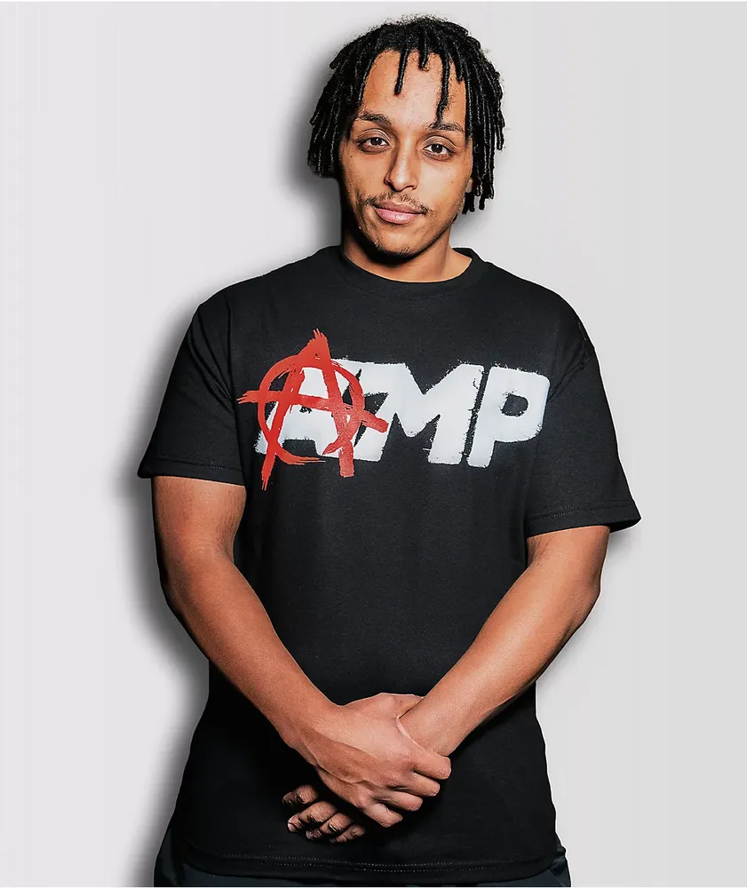 Any Means Possible AMP Anarchy Black T-Shirt | MainPlace Mall