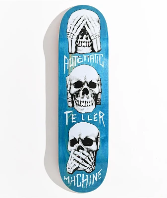 Planche De Skateboard 22 Skateboards 8 Pouces - Deck Complet Avec Grip Tape Noir, Neuf