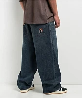 Adam Bomb Baggy Dark Blue Wash Denim Jeans | Liberty Center