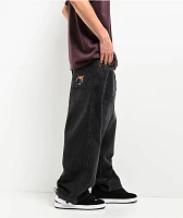 Adam Bomb Baggy Washed Black Denim Jeans | MainPlace Mall