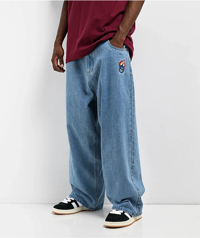 Adam Bomb Prime Blue Baggy Jeans | MainPlace Mall