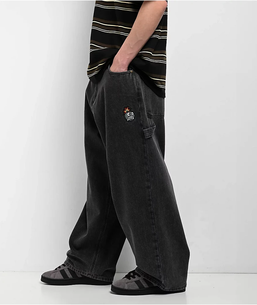 Adam Bomb Utility Black Wash Carpenter Jeans at Hamilton Place in