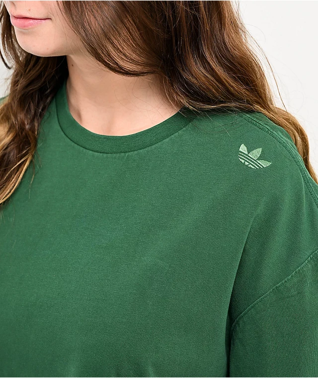 ☆adidas☆ Soccer Crop T-Shirt Green adidas Tiro Cut 3-Stripes Crop Jersey - Green | Free