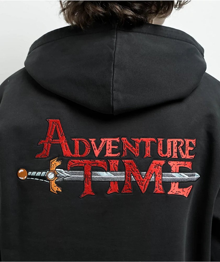 Welcome Skateboards Adventure Time x Welcome Ricardio Black Hoodie