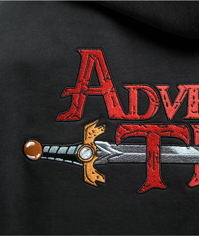 Welcome Skateboards Adventure Time x Welcome Ricardio Black Hoodie