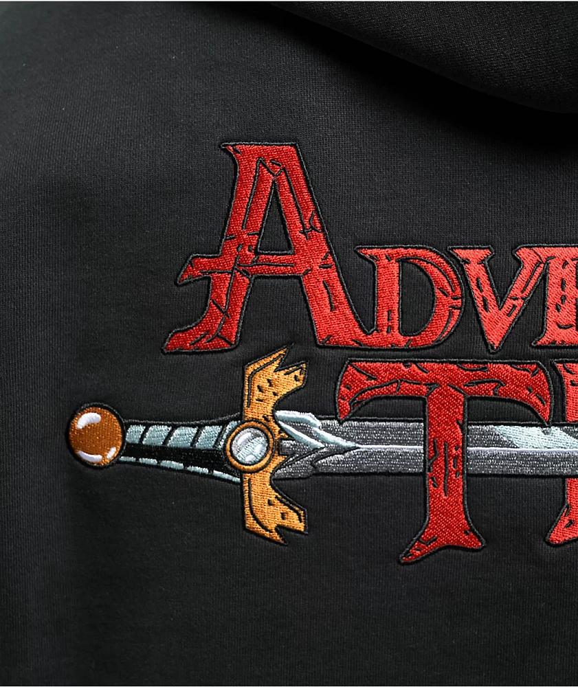 Welcome Skateboards Adventure Time x Welcome Ricardio Black Hoodie
