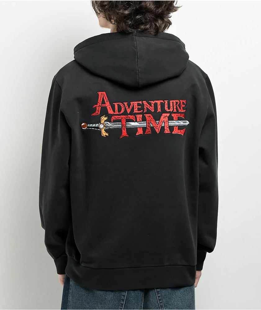 Welcome Skateboards Adventure Time x Welcome Ricardio Black Hoodie