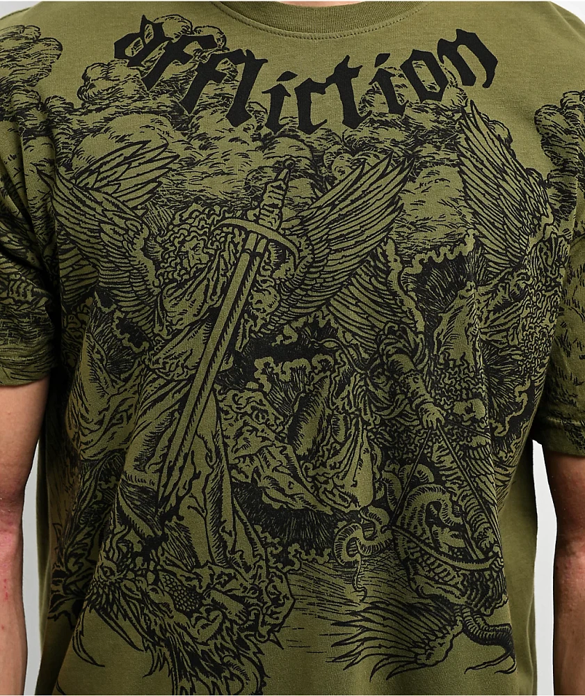Affliction Angels Green T-Shirt at CoolSprings Galleria in