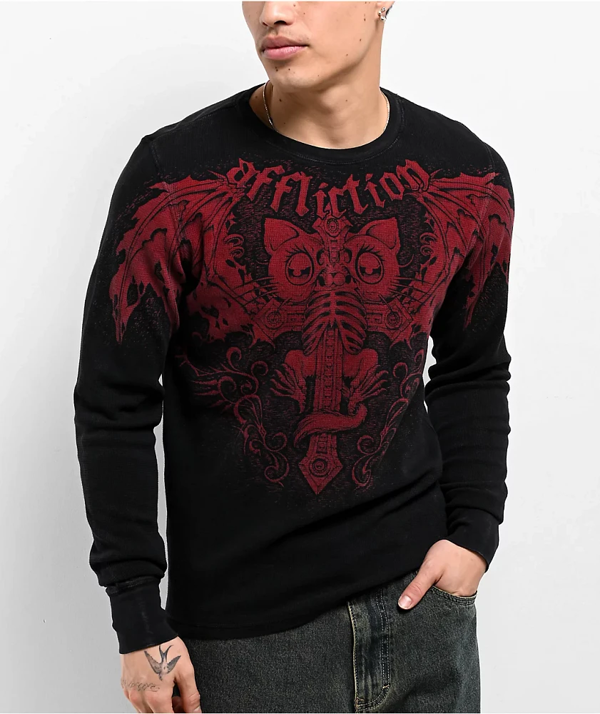 Affliction x Rogue Bat Thermal Long Sleeve T-Shirt | Liberty Center