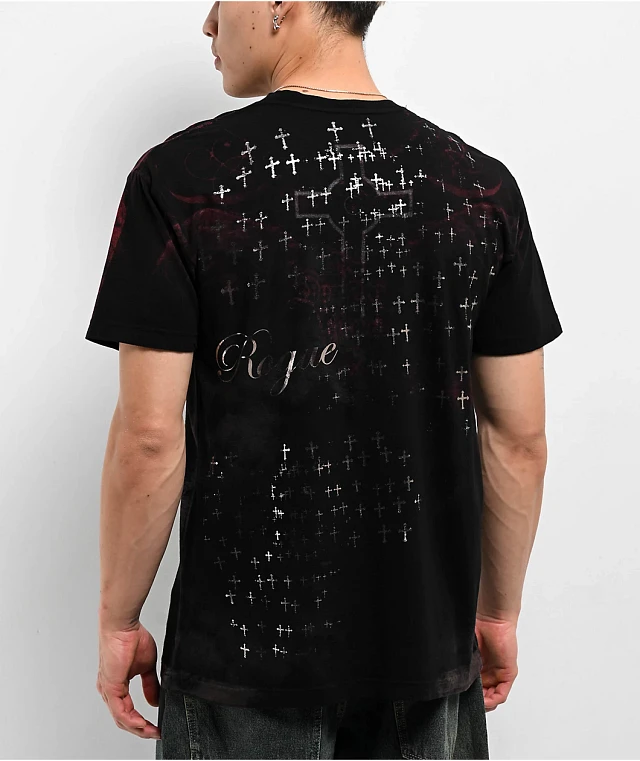 Affliction x Rogue Darkness Black T-Shirt at Mall of America® in