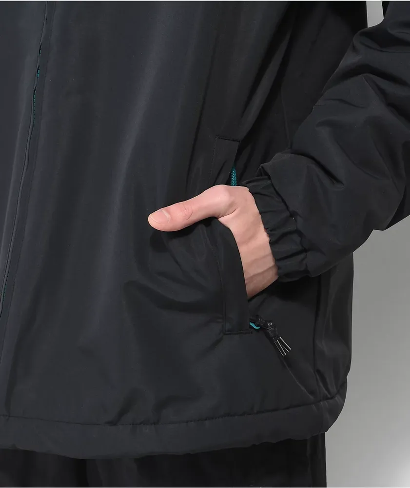 Airblaster Double Puff Black Reversible Snowboard Jacket at
