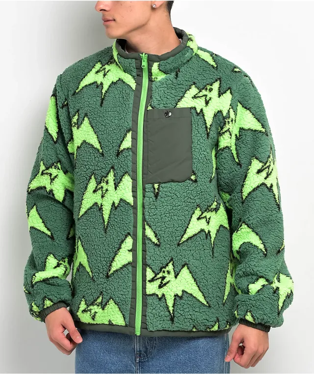 Airblaster Double Puff Green Reversible 5K Snowboard Jacket