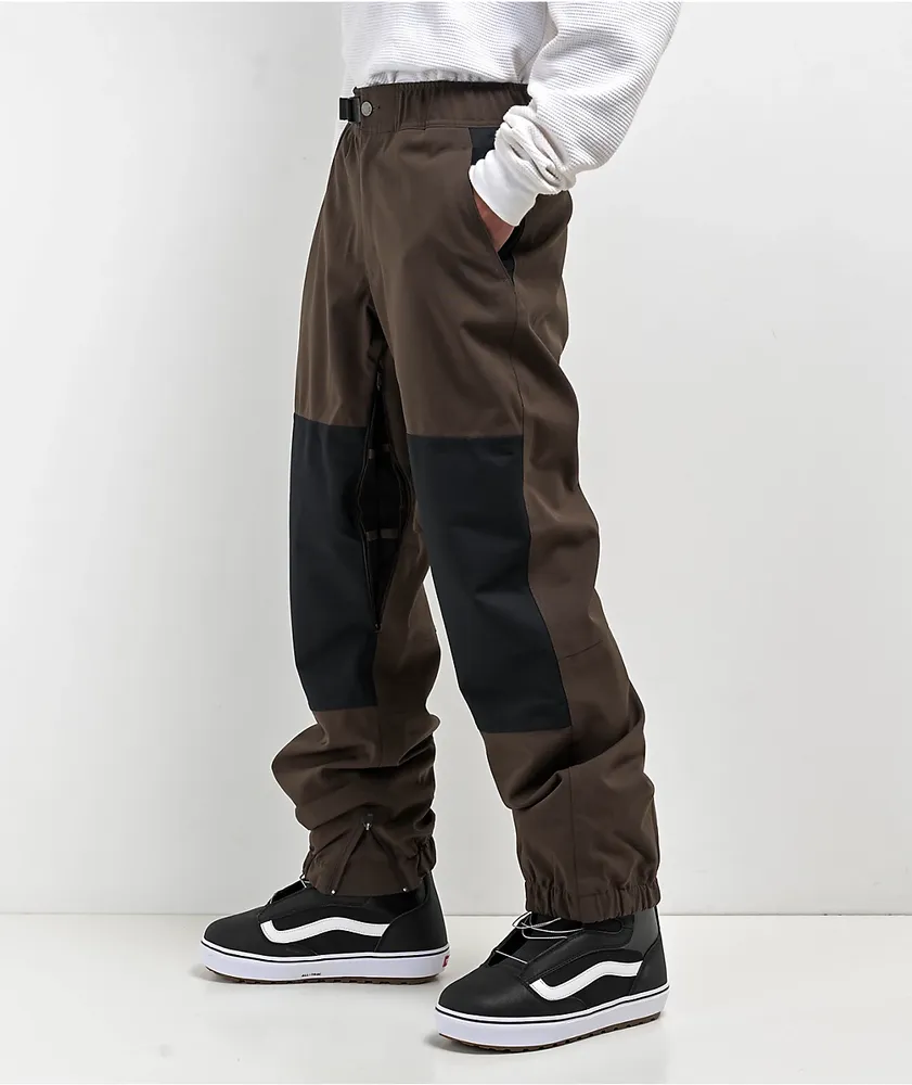 Airblaster Elastic Boss Brown 15K Snowboard Pants | Connecticut