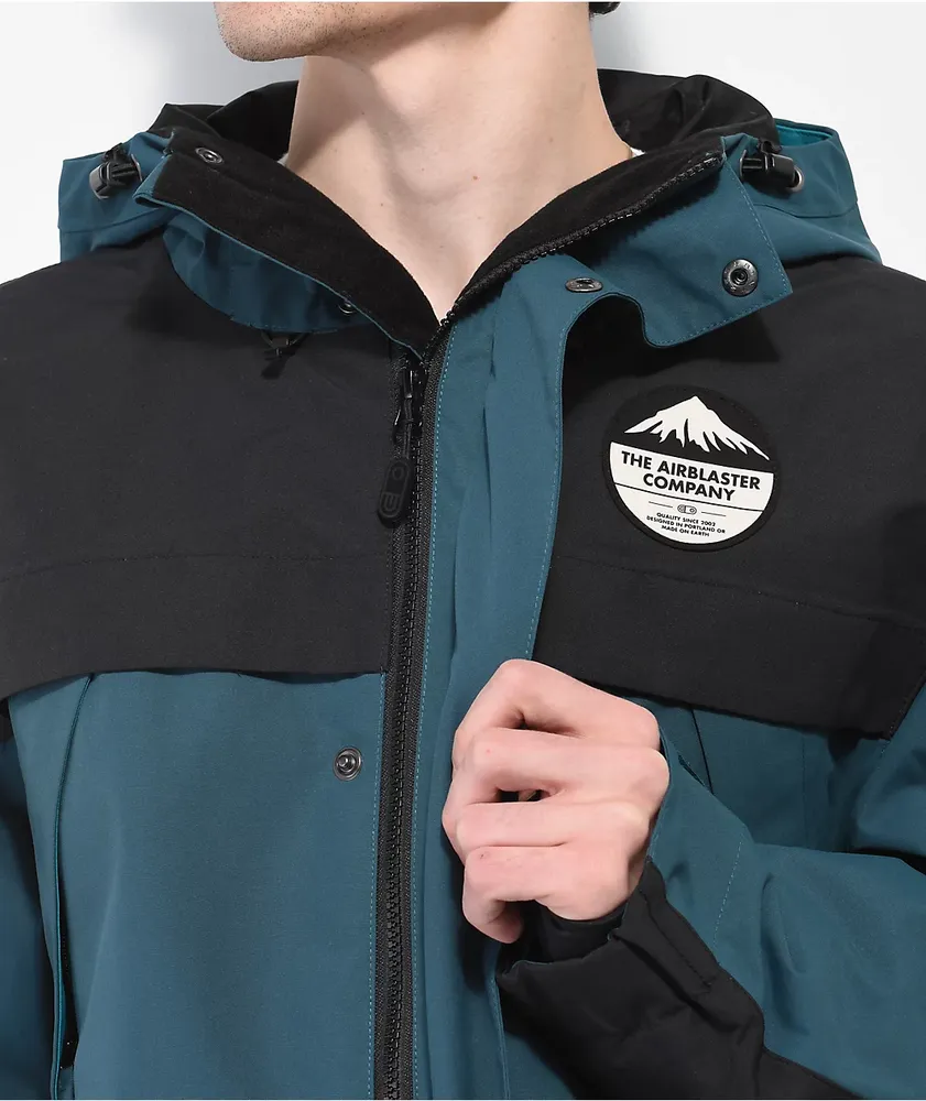 Airblaster Guide Shell 15K Spruce Green Snowboard Jacket at