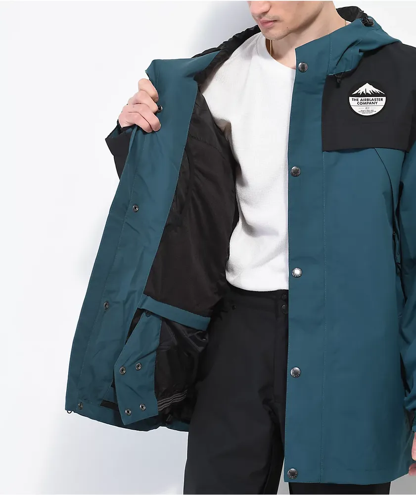 Airblaster Guide Shell 15K Spruce Green Snowboard Jacket at