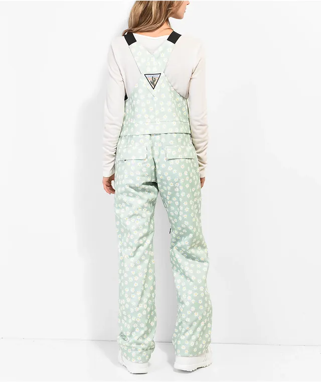 Airblaster Hot Mint Daisy 15K Snowboard Bib Pants | MainPlace Mall