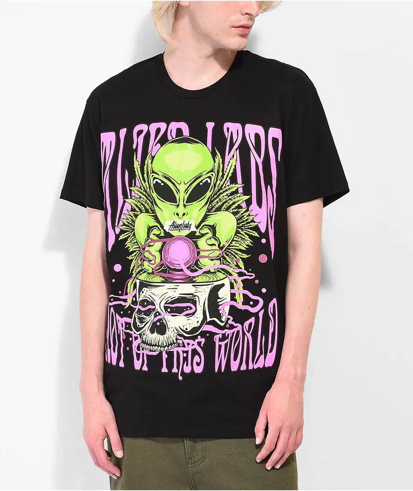 Alien Labs Green Alien Black T Shirt CoolSprings Galleria