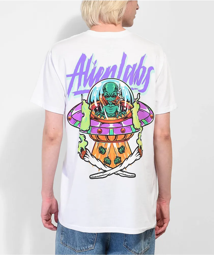 Alien white t shirt clearance