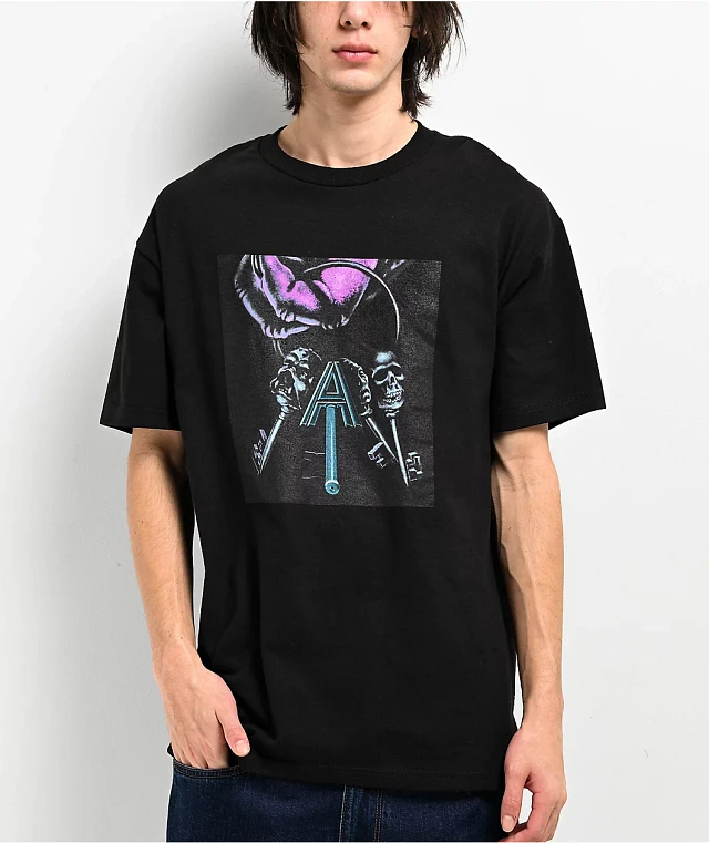 【ALLTIMERS】JOHN MARTIN TEE BLACK Alltimers Creative Growth John Martin Tee Medium | People