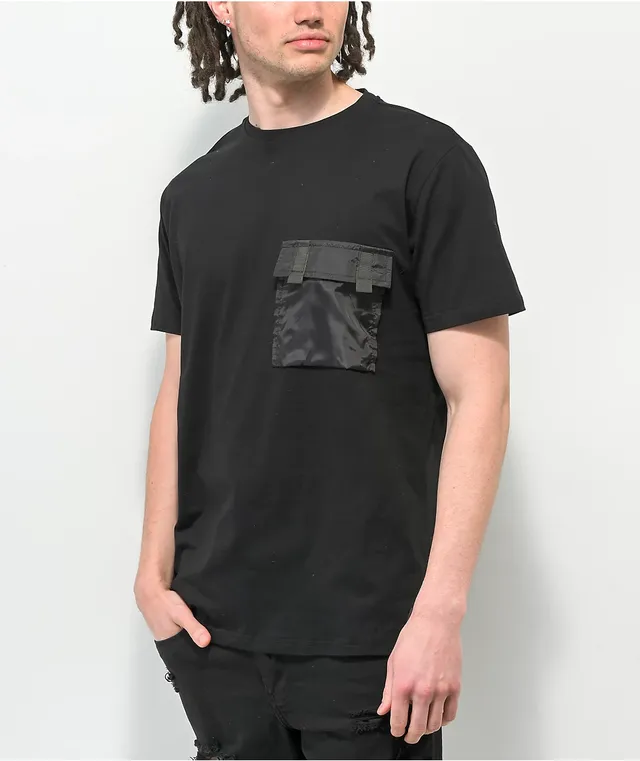 American Stitch Cargo Pocket Black T-Shirt | Hamilton Place