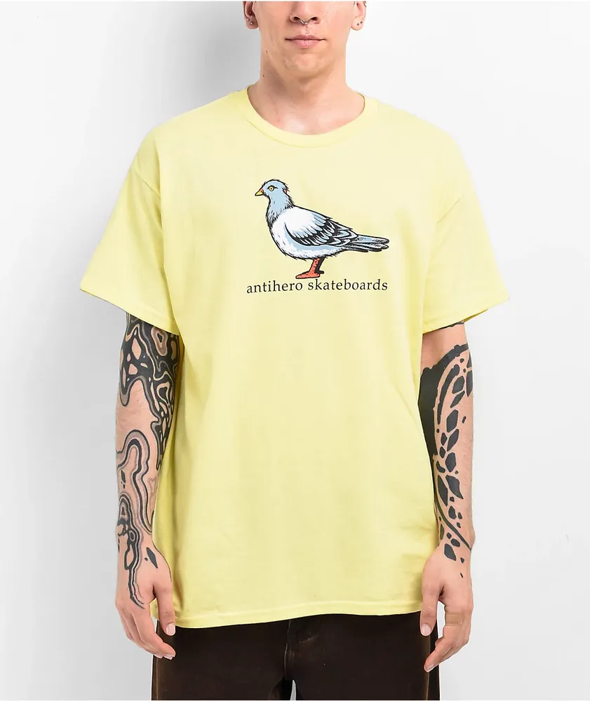 Anti-Hero Big Pigeon Yellow T-Shirt | Plaza Las Americas