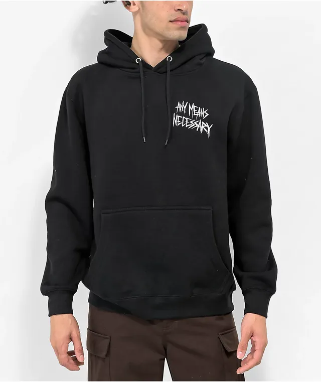 Any Means Necessary Always Smile Black Hoodie | Liberty Center