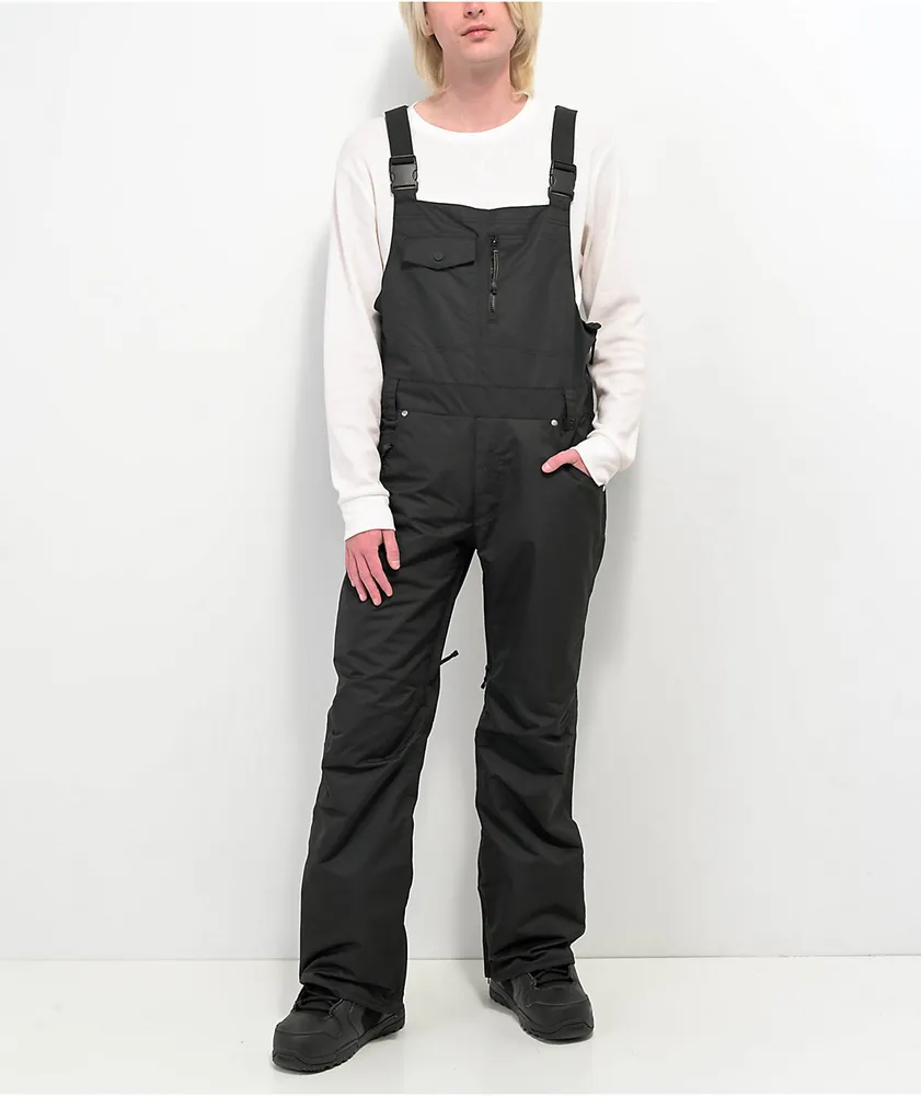 Aperture Bibber Black 10K Snowboard Bib Pants CoolSprings Galleria