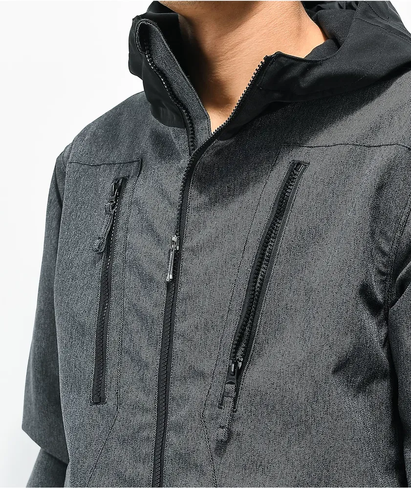 Denim snowboard jacket cheap