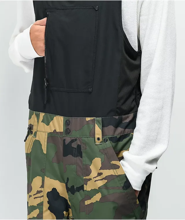 Aperture Parktoe Camouflage 10K Bib Snow Pants Hamilton Place