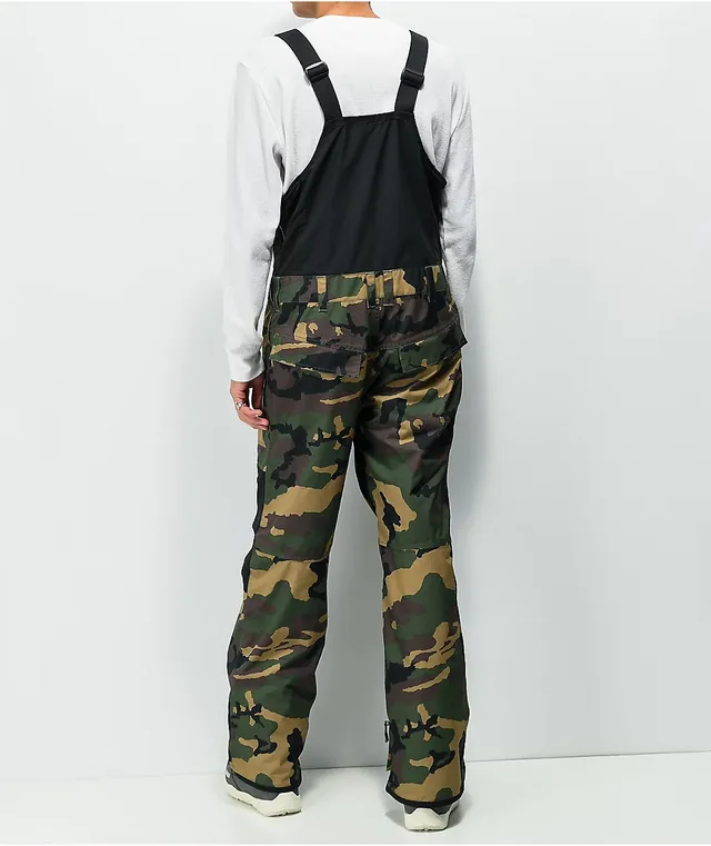 Aperture Parktoe Camouflage 10K Bib Snow Pants Hamilton Place