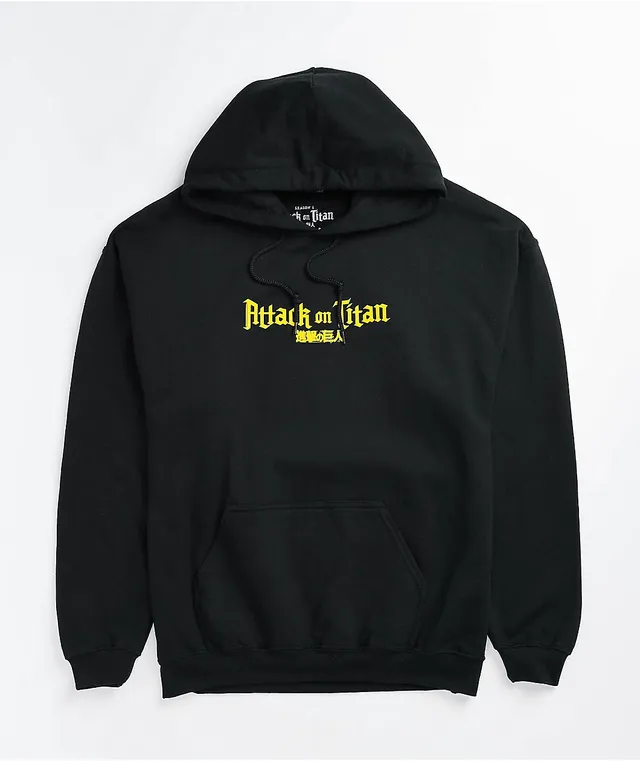 Attack On Titan Season 3 Black Hoodie CoolSprings Galleria