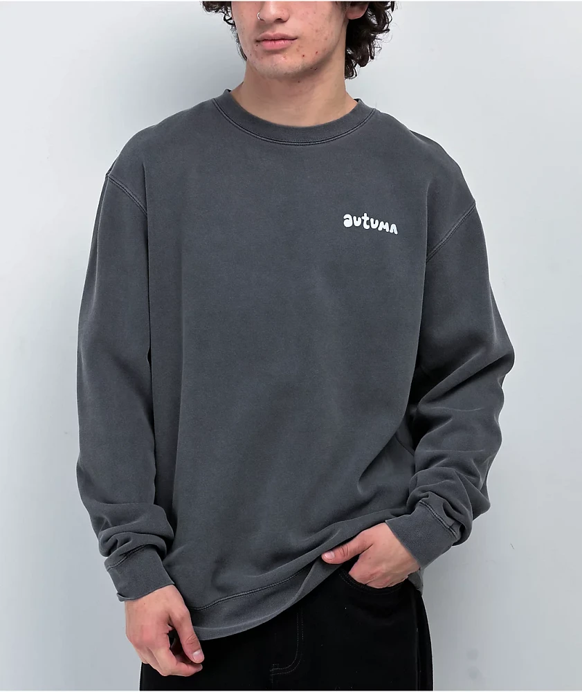 【★即完売品大放出‼️】 warm up crewneck グレー Autumn Peak Plant Grey Crewneck Sweatshirt | MainPlace Mall