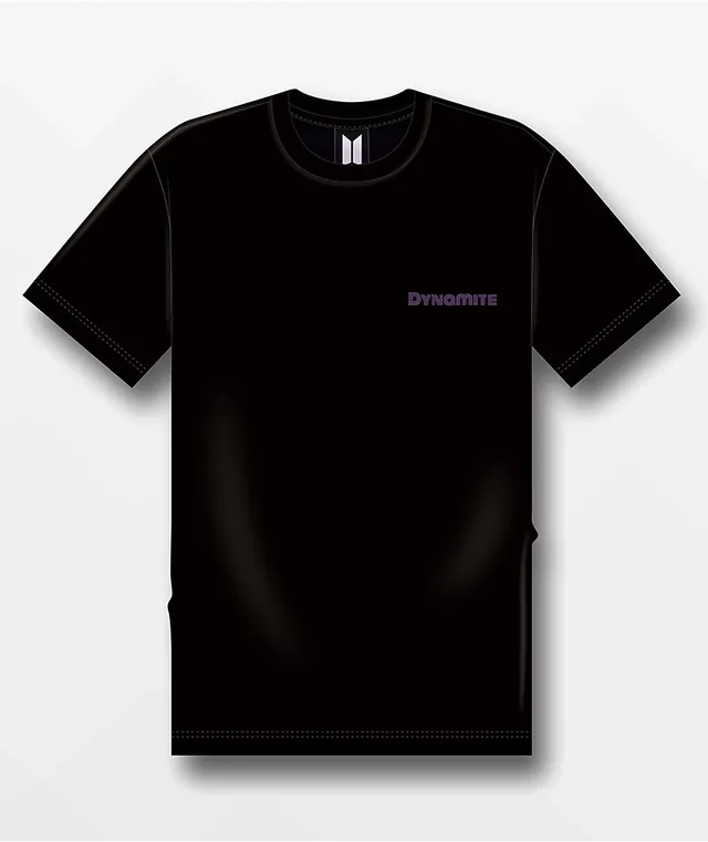 BTS Dynamite Black T-Shirt | Liberty Center