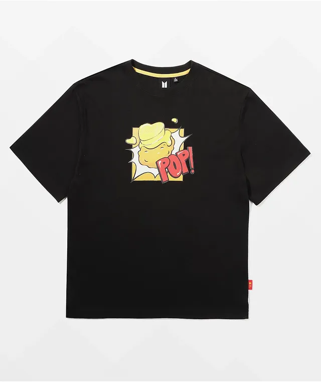 BTS x McDonald's Melting Black T-Shirt | Arden Fair