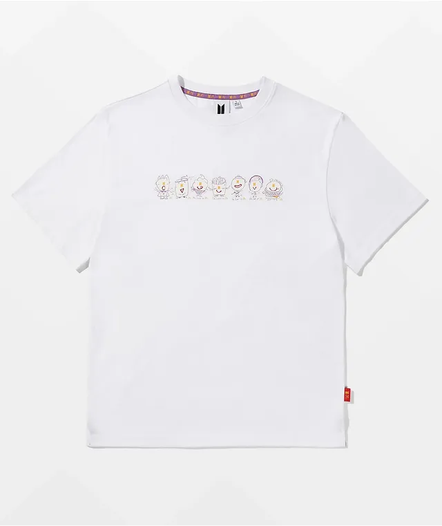 L ホワイト (V) S/S T-SHIRT McDonald's SAUCY