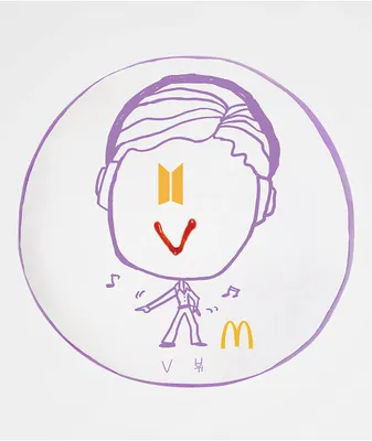 BTS x McDonald's V Saucy White T-Shirt | Dulles Town Center