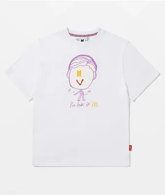 BTS x McDonald's Jung Kook Saucy White T-Shirt | Liberty Center