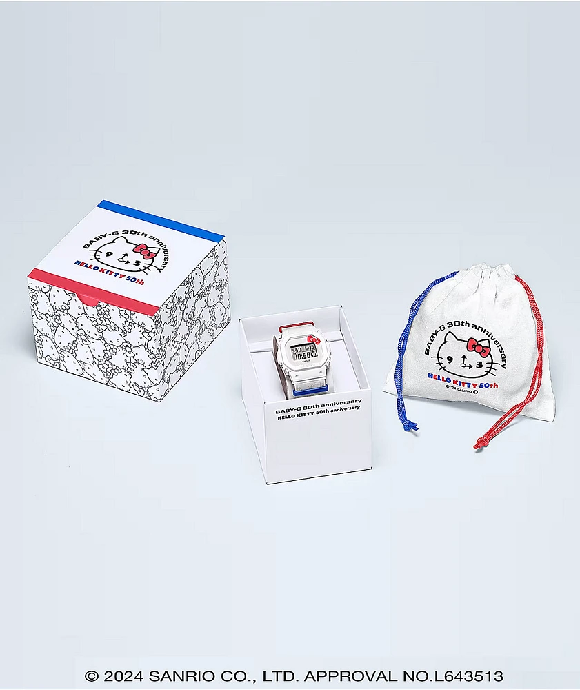 G-Shock Baby-G x Hello Kitty BGD565KT-7 White Digital Watch