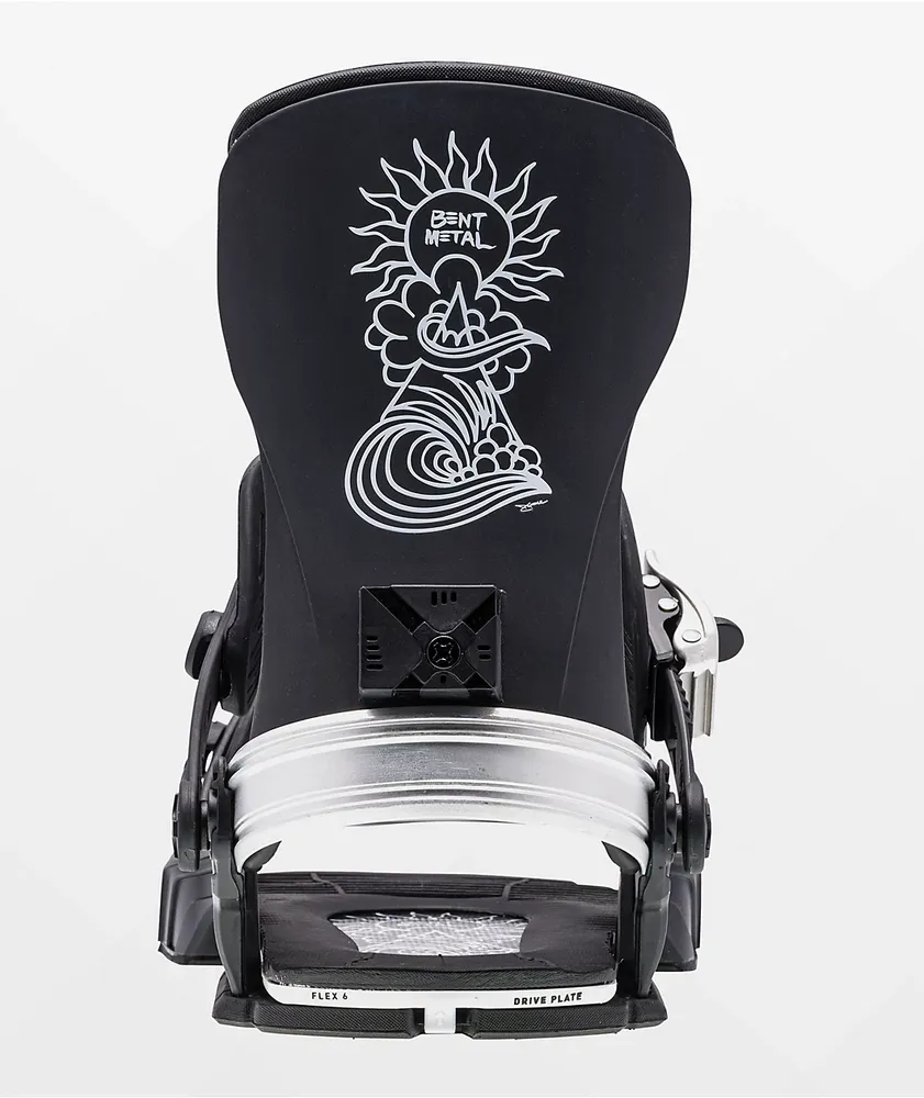 Bent Metal Transfer Jamie Lynn Black Snowboard Bindings 2024 at