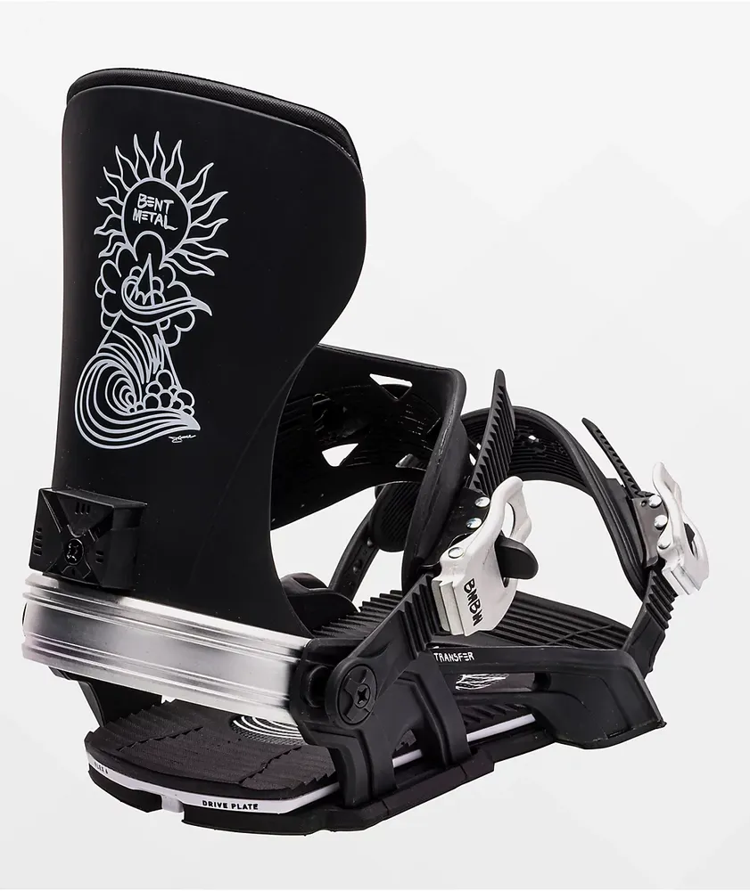 Bent Metal Transfer Jamie Lynn Black Snowboard Bindings 2024 